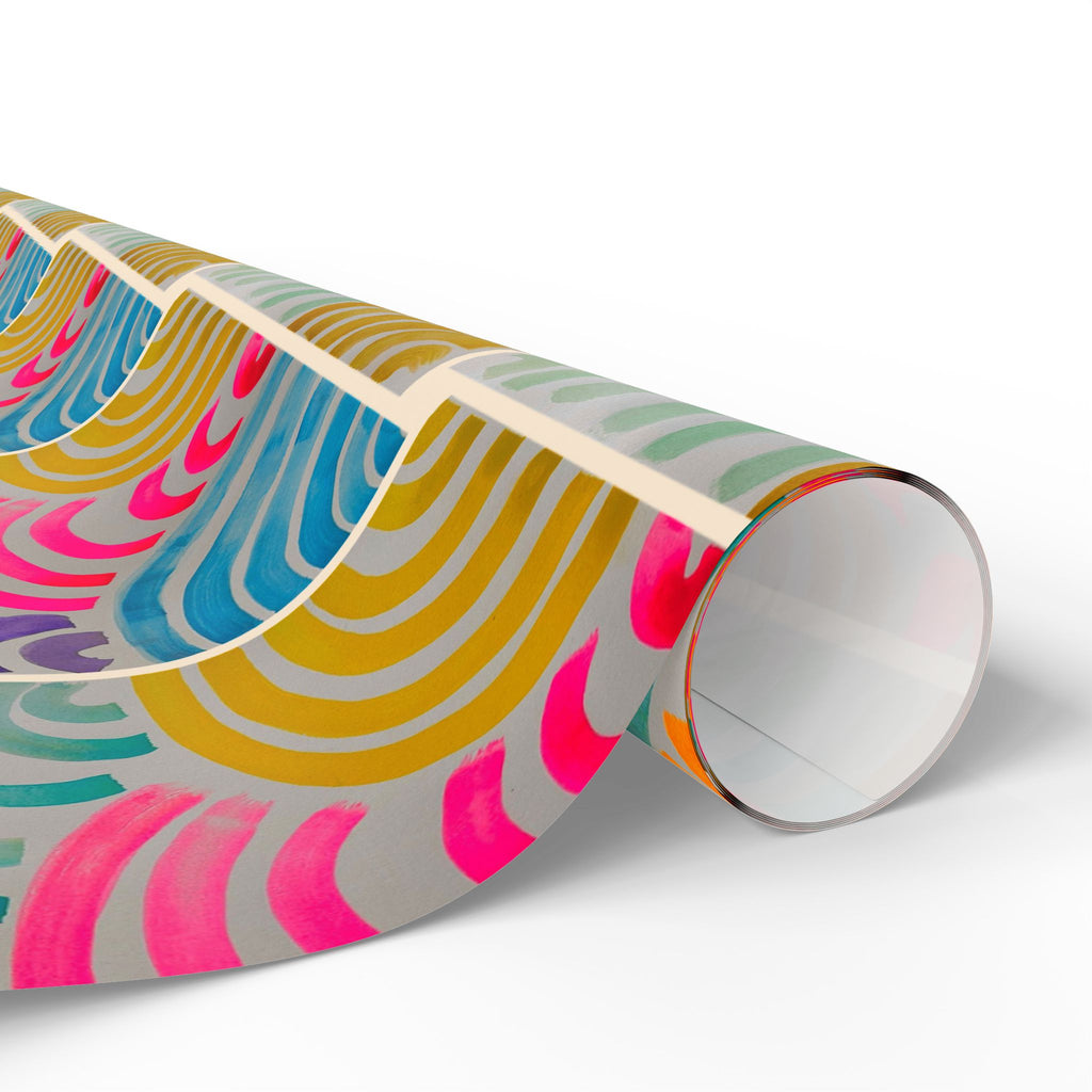 'Neon Arc' - Wrapping Paper