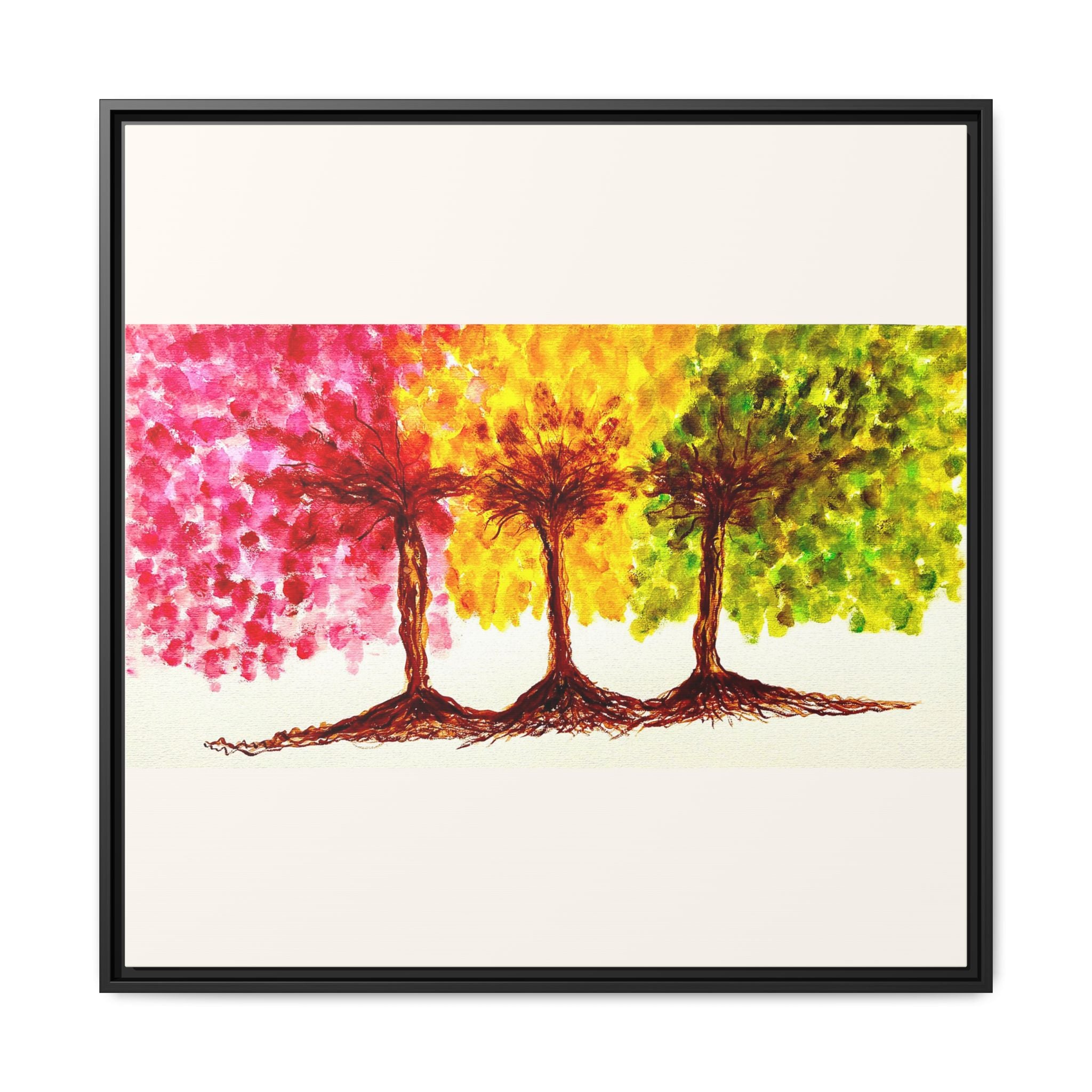'Serendipity' - Matte Canvas, Framed (Multi-color)