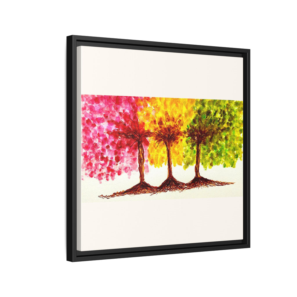 'Serendipity' - Matte Canvas, Framed (Multi-color)