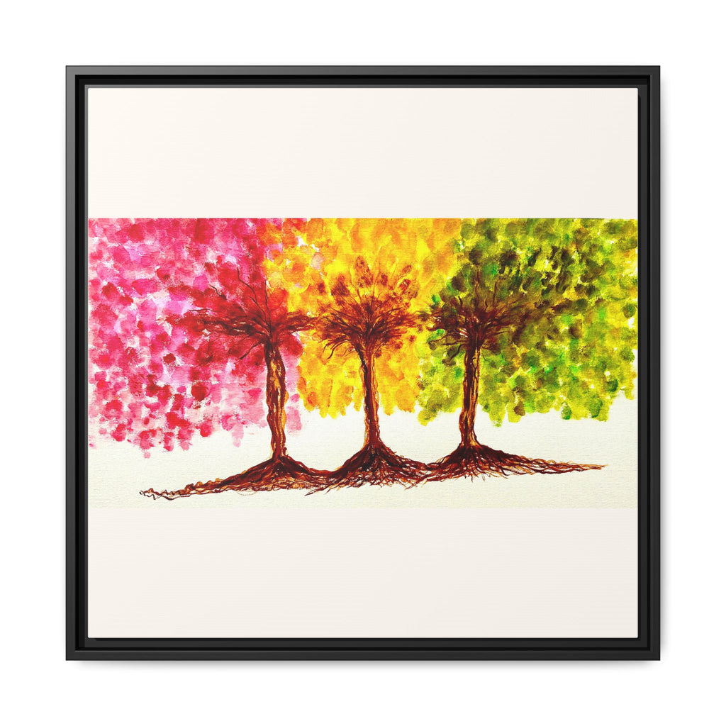 'Serendipity' - Matte Canvas, Framed (Multi-color)
