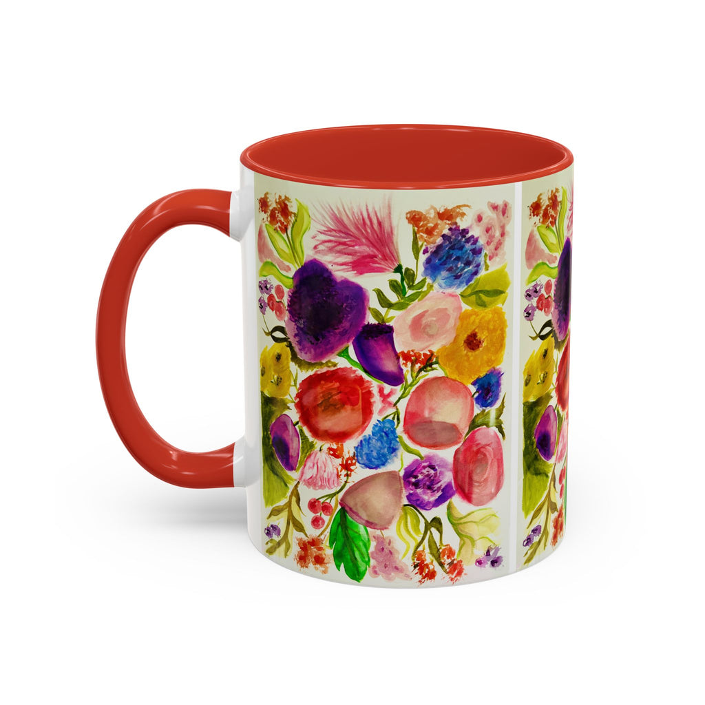 'Fiori' - Accent Coffee Mug (11, 15oz)