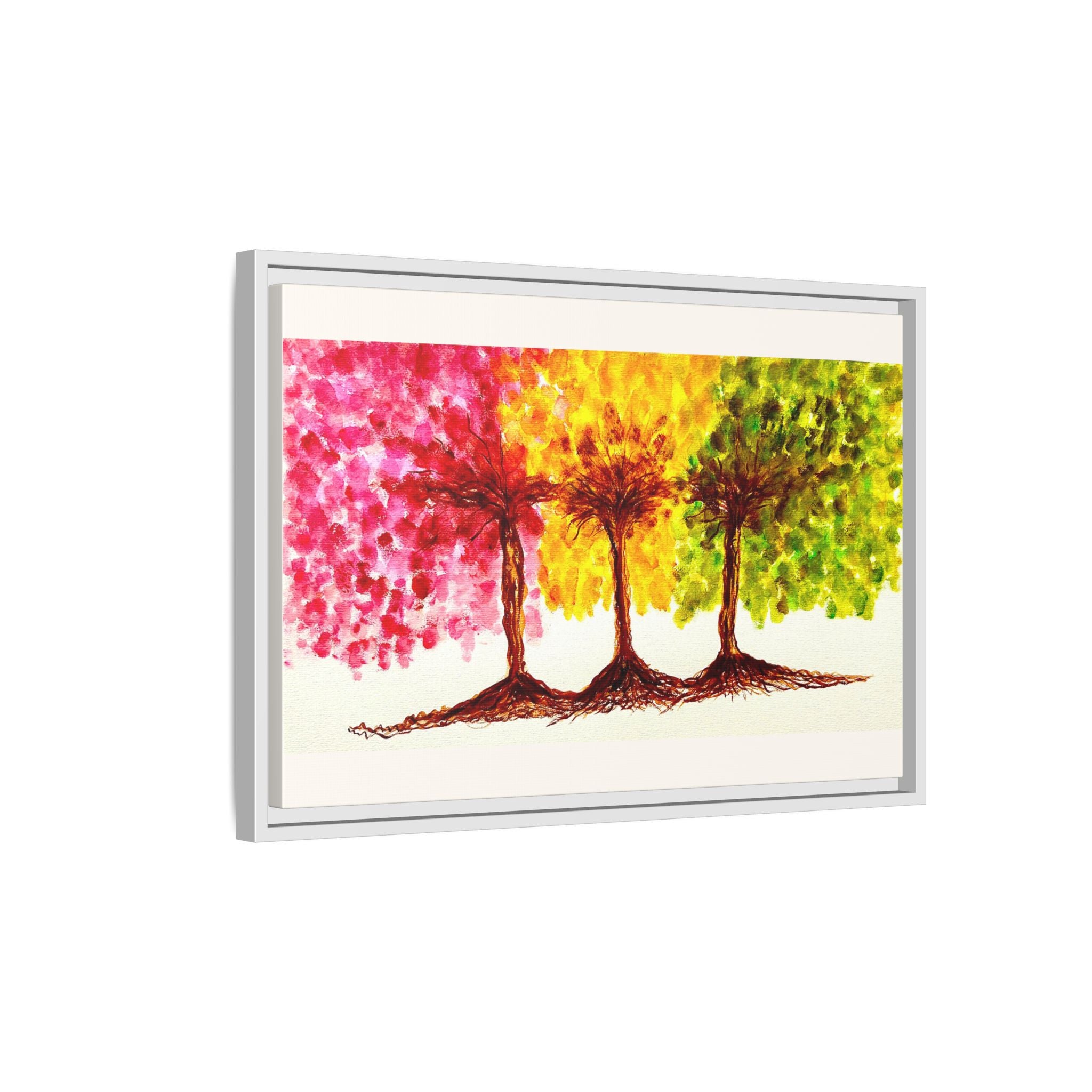 'Serendipity' - Matte Canvas, Framed (Multi-color)