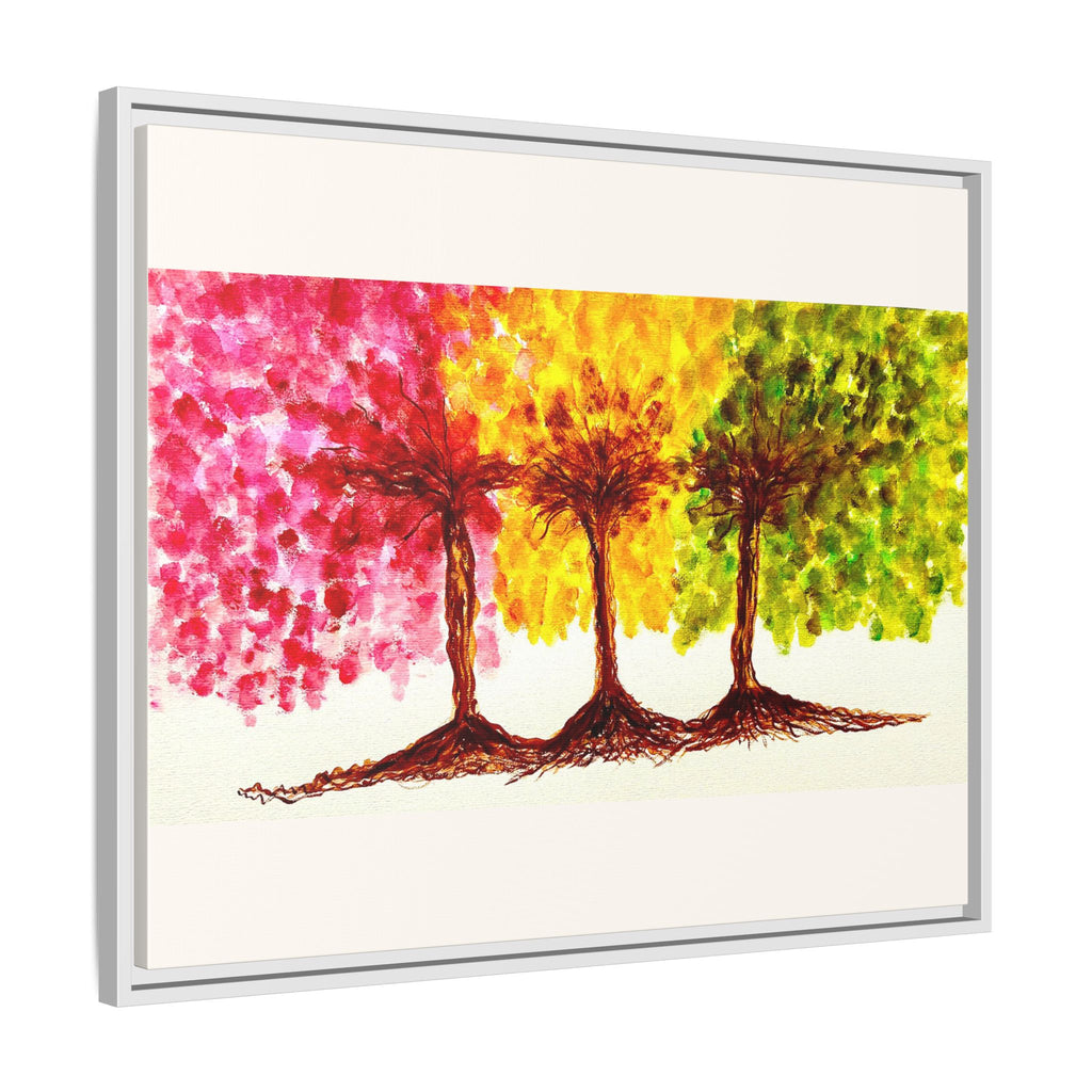 'Serendipity' - Matte Canvas, Framed (Multi-color)