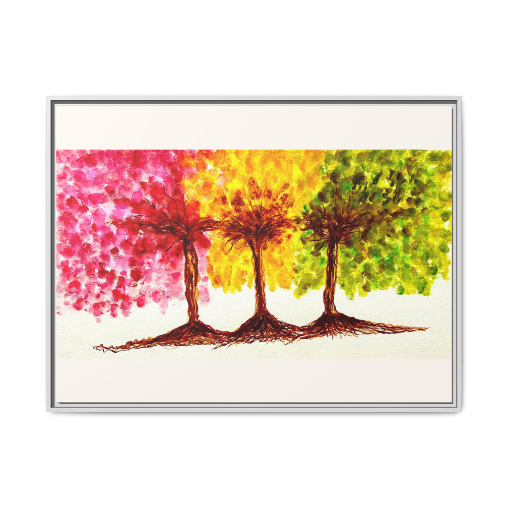 'Serendipity' - Matte Canvas, Framed (Multi-color)