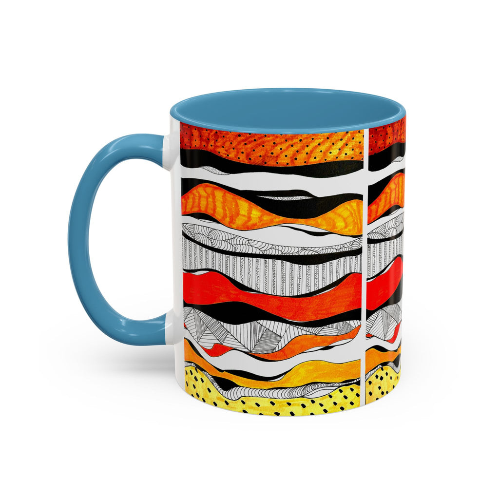 'Visual Sounds' - Accent Coffee Mug (11, 15oz)
