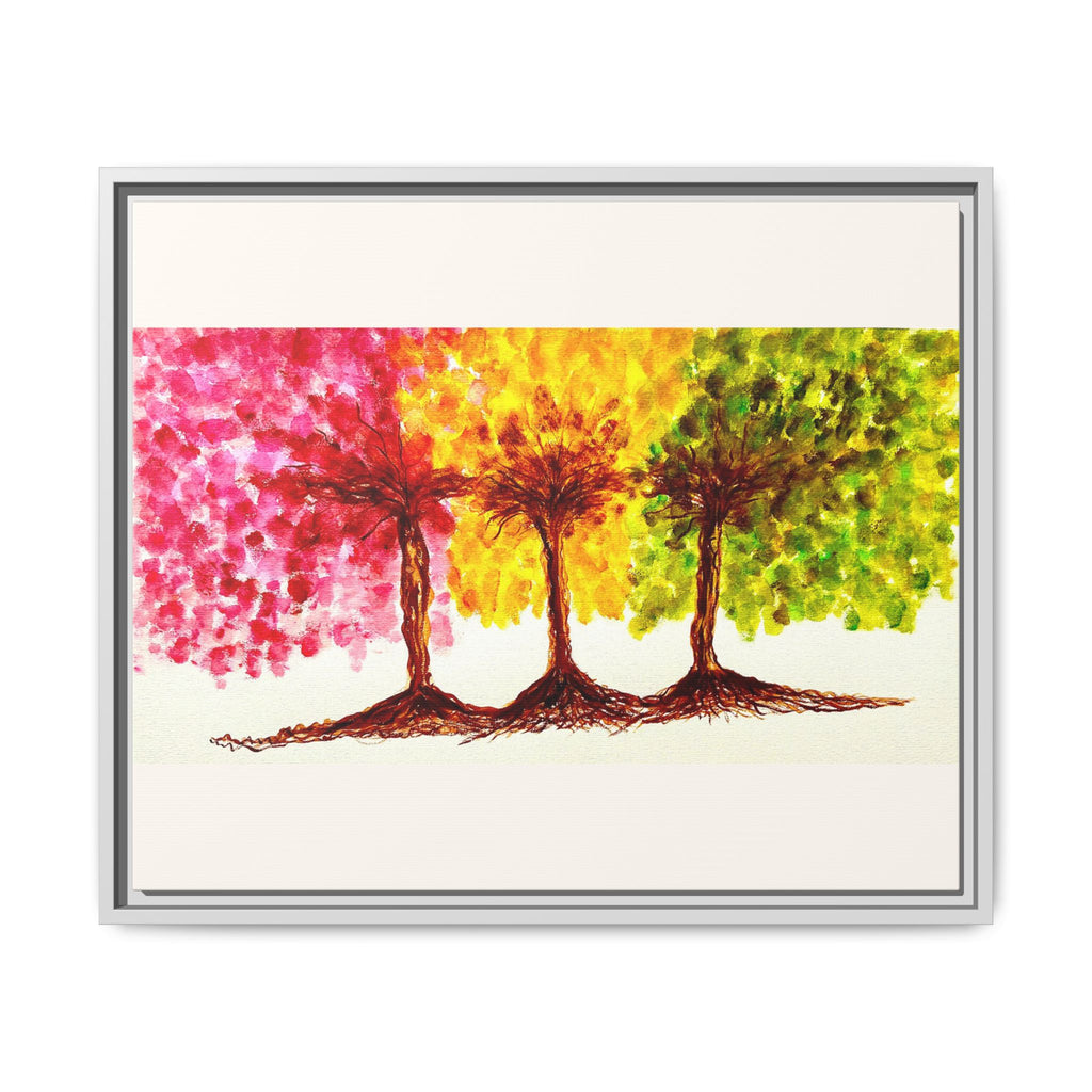 'Serendipity' - Matte Canvas, Framed (Multi-color)