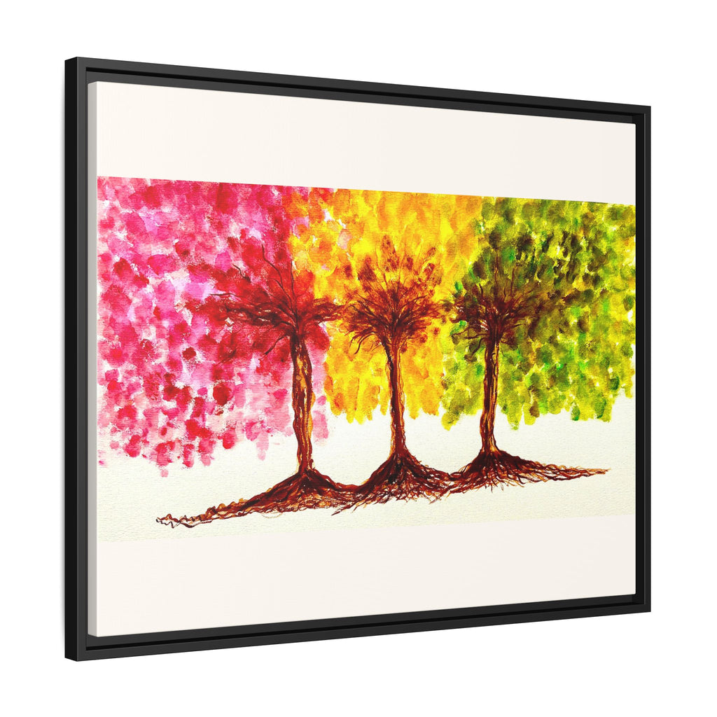 'Serendipity' - Matte Canvas, Framed (Multi-color)
