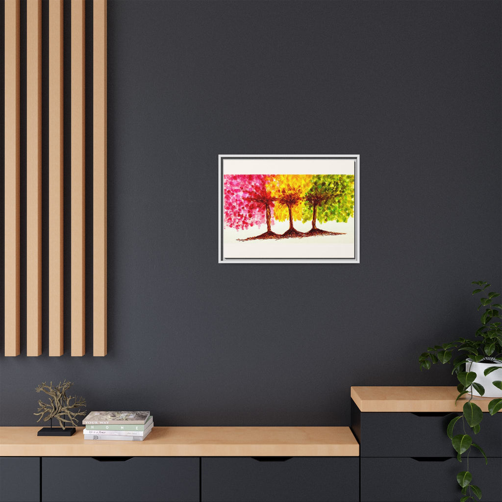 'Serendipity' - Matte Canvas, Framed (Multi-color)