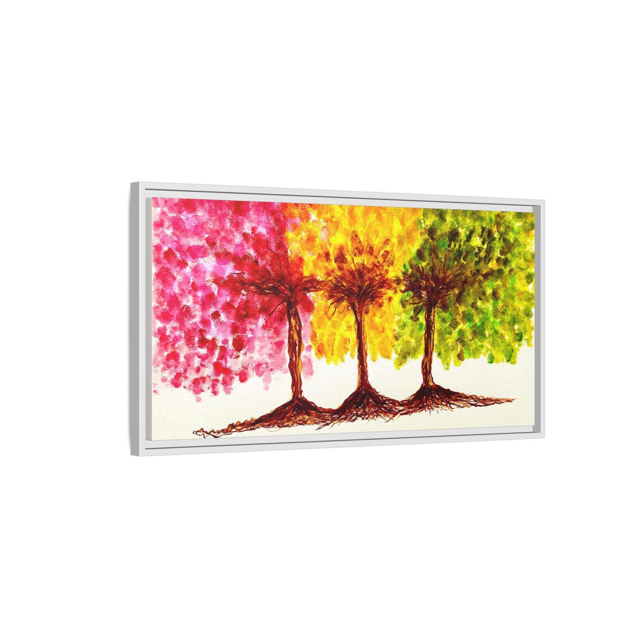 'Serendipity' - Matte Canvas, Framed (Multi-color)