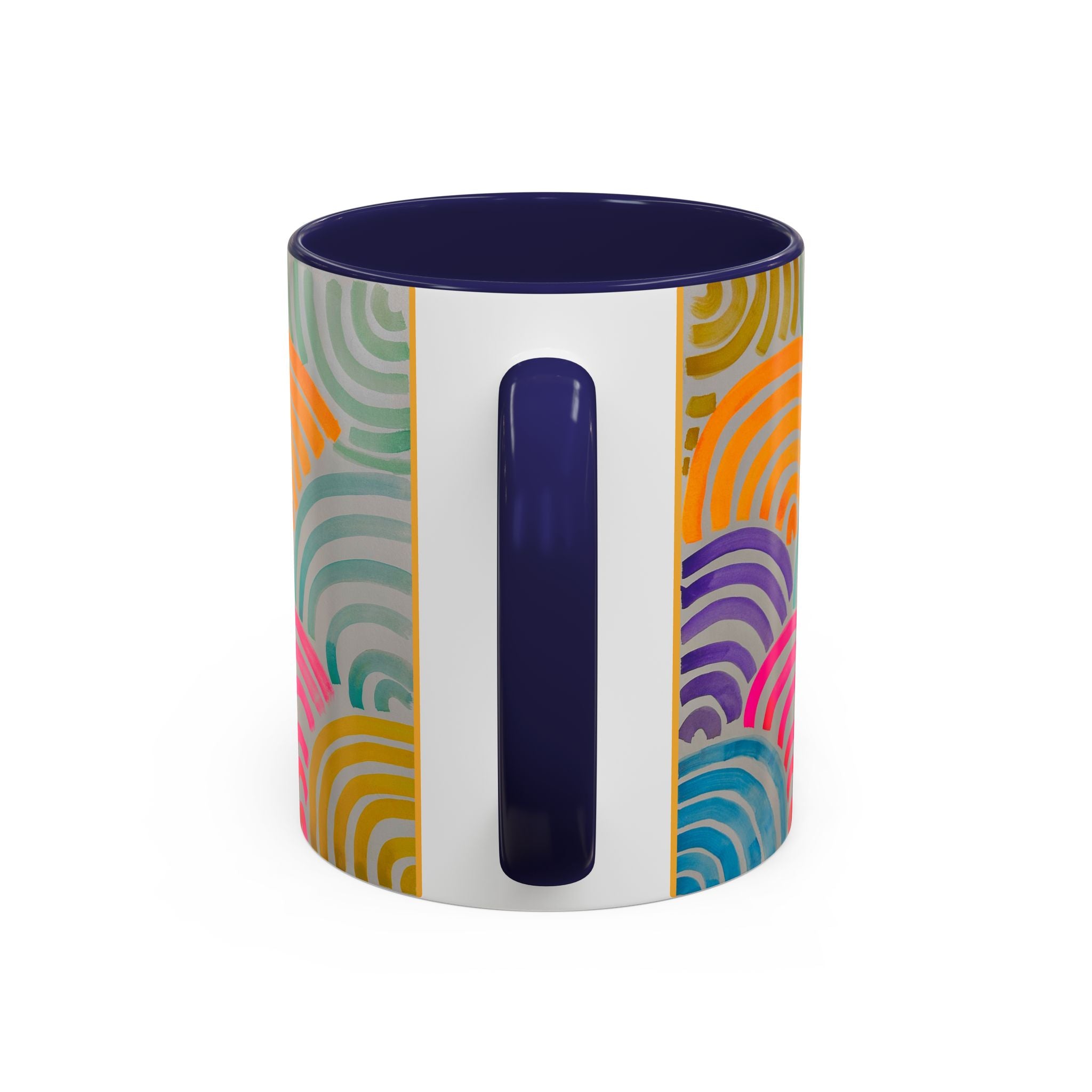 'Neon Arc' - Accent Coffee Mug (11, 15oz)