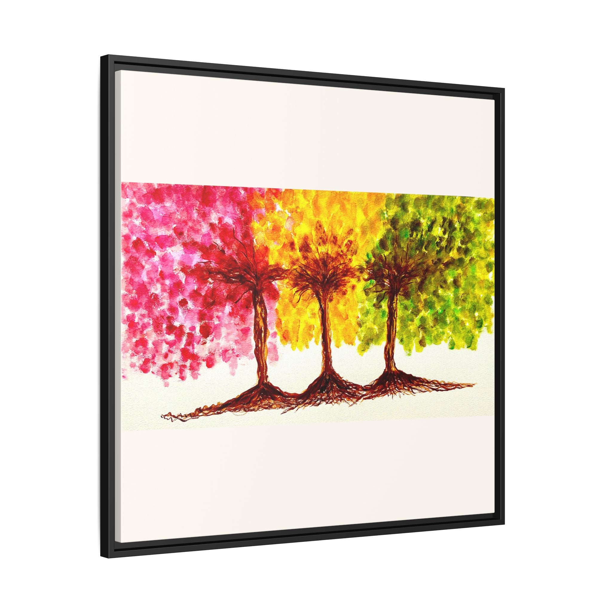 'Serendipity' - Matte Canvas, Framed (Multi-color)