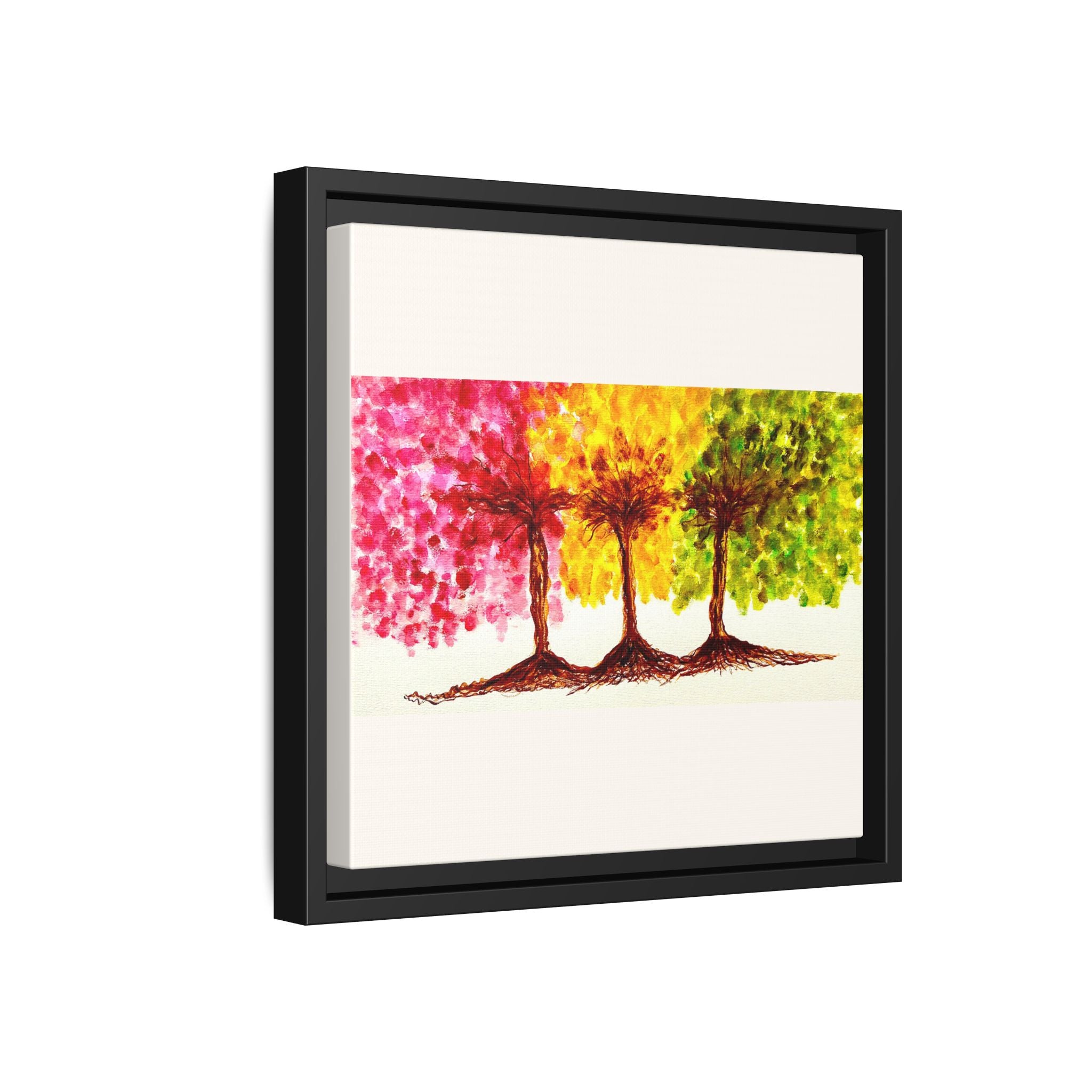 'Serendipity' - Matte Canvas, Framed (Multi-color)