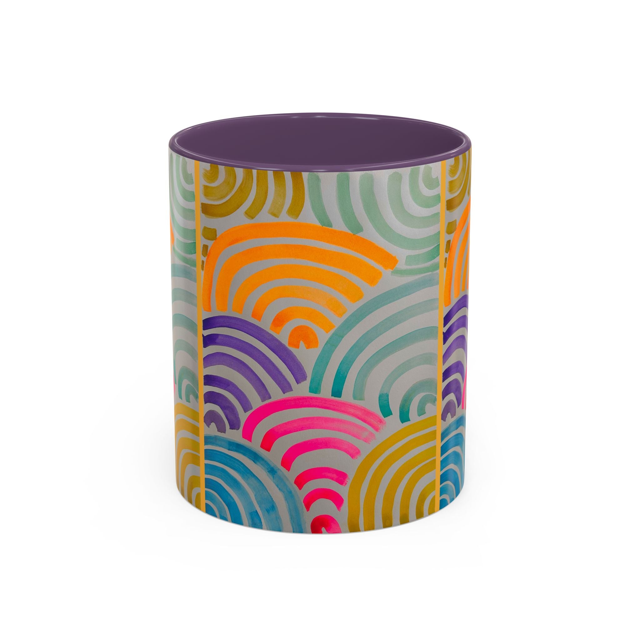 'Neon Arc' - Accent Coffee Mug (11, 15oz)