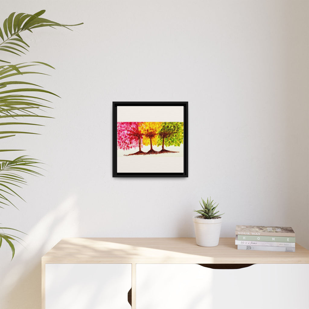 'Serendipity' - Matte Canvas, Framed (Multi-color)