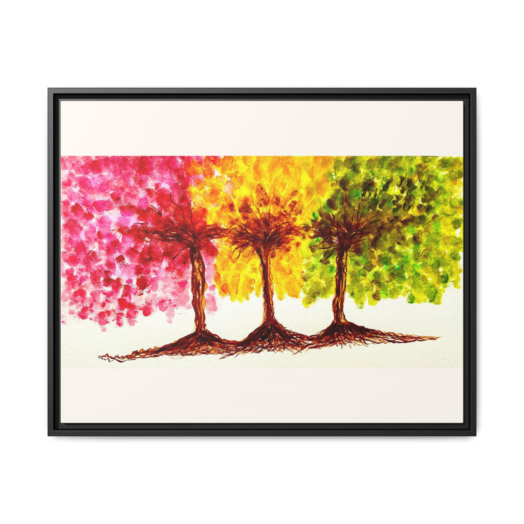 'Serendipity' - Matte Canvas, Framed (Multi-color)
