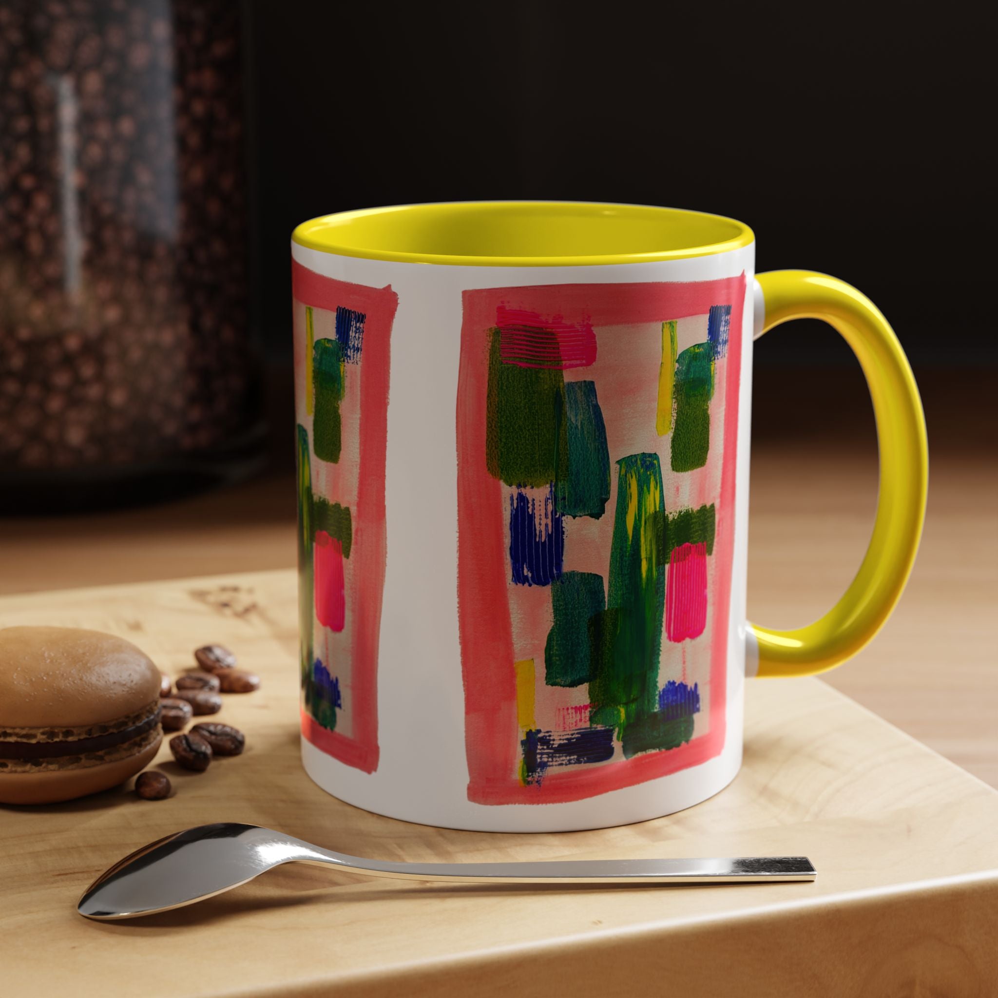 'Love at first sight' - Accent Coffee Mug (11, 15oz)