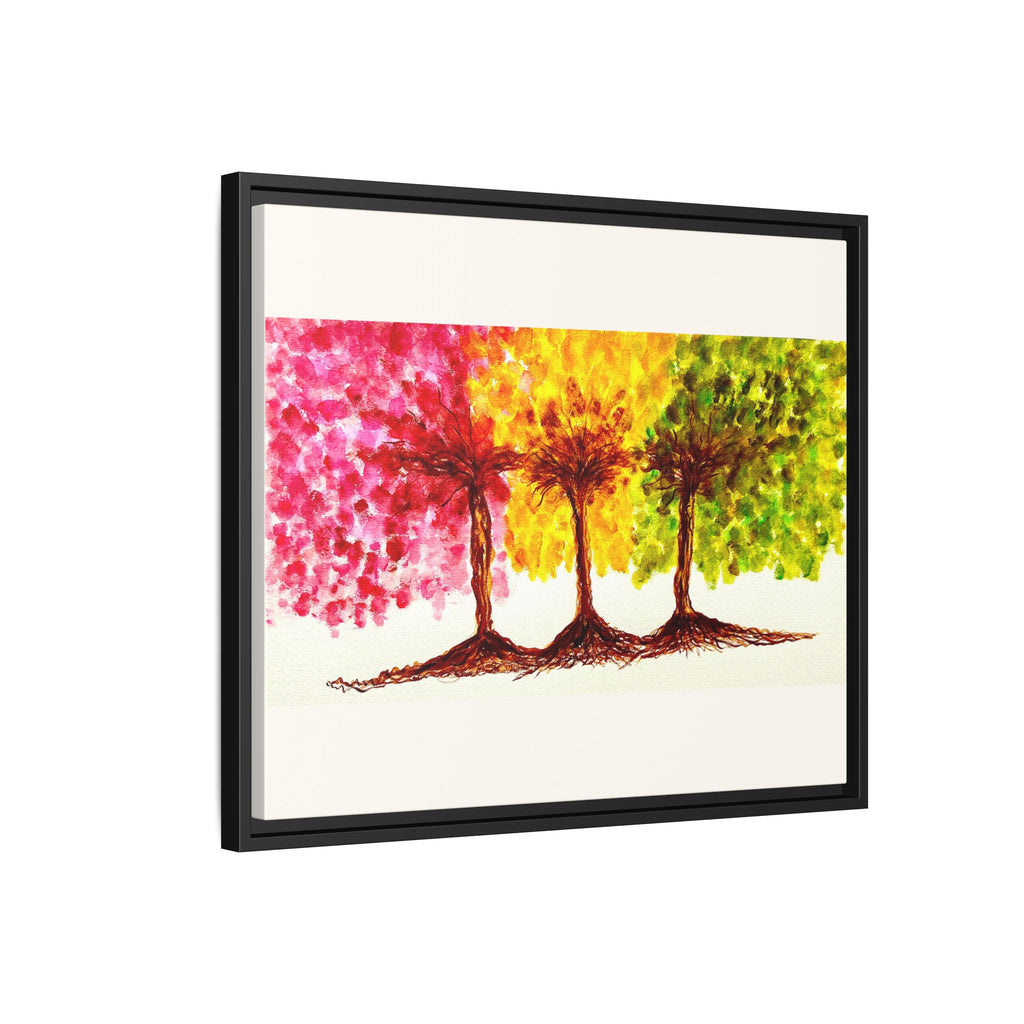 'Serendipity' - Matte Canvas, Framed (Multi-color)