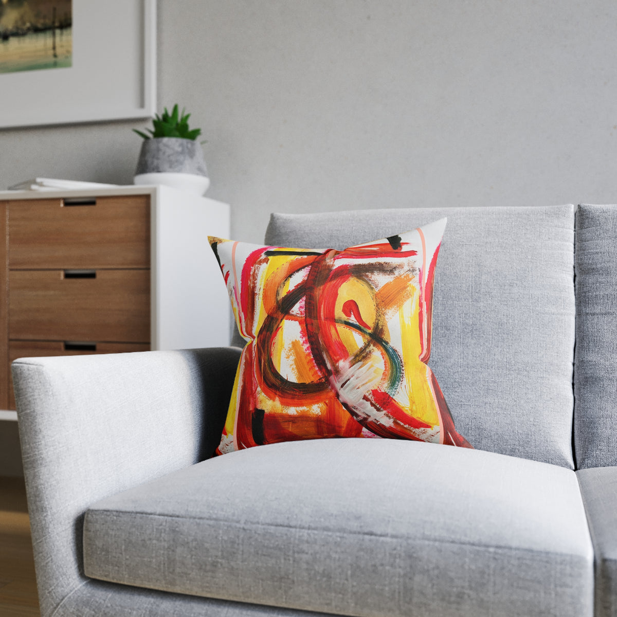 'Heat of Salsa' - Square Pillow