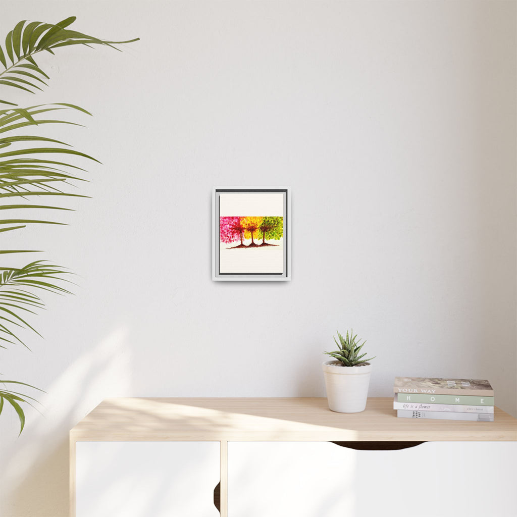 'Serendipity' - Matte Canvas, Framed (Multi-color)
