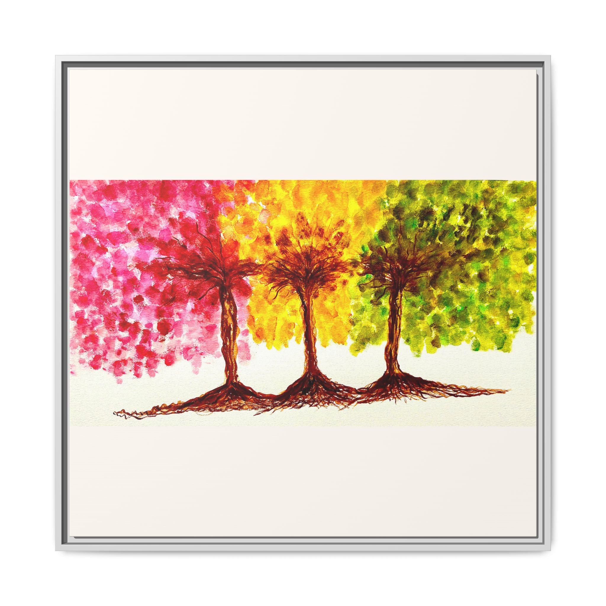 'Serendipity' - Matte Canvas, Framed (Multi-color)