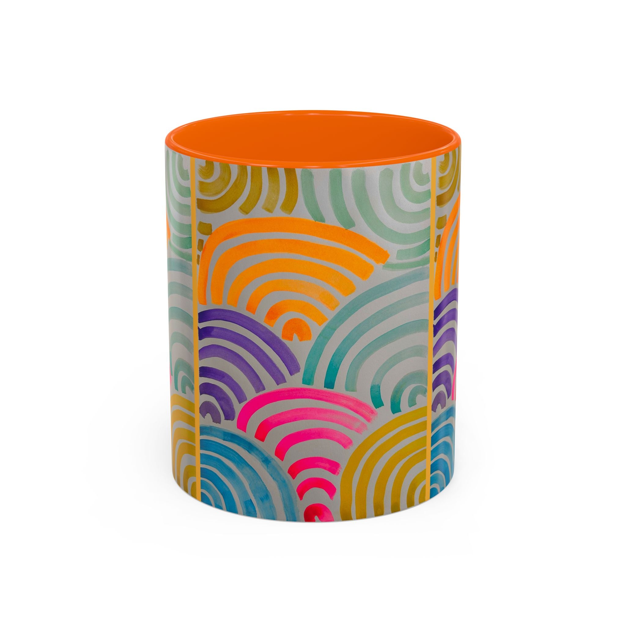 'Neon Arc' - Accent Coffee Mug (11, 15oz)