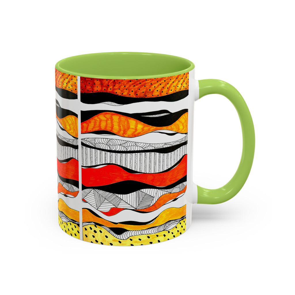 'Visual Sounds' - Accent Coffee Mug (11, 15oz)