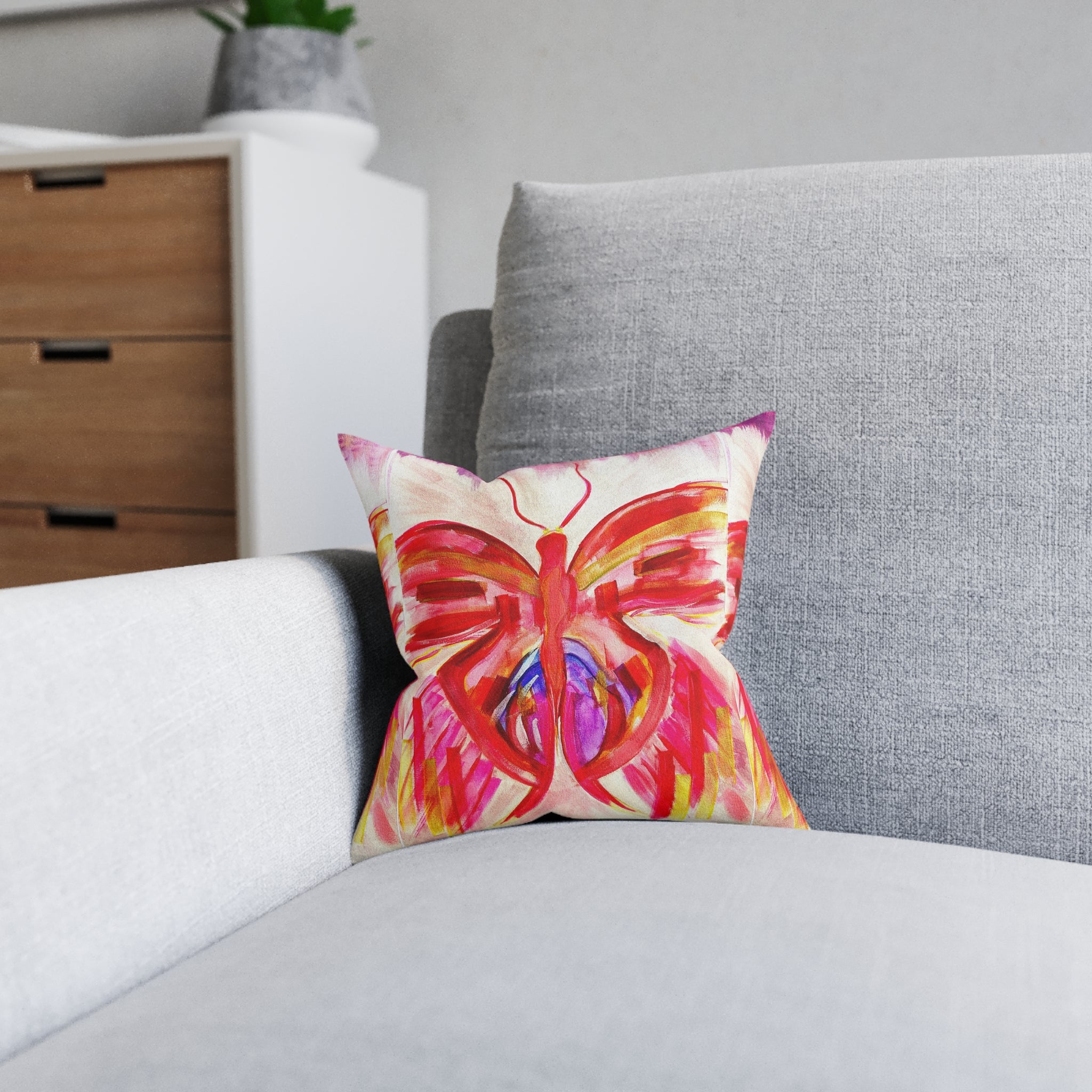 'Butterfly Effect' - Square Pillow