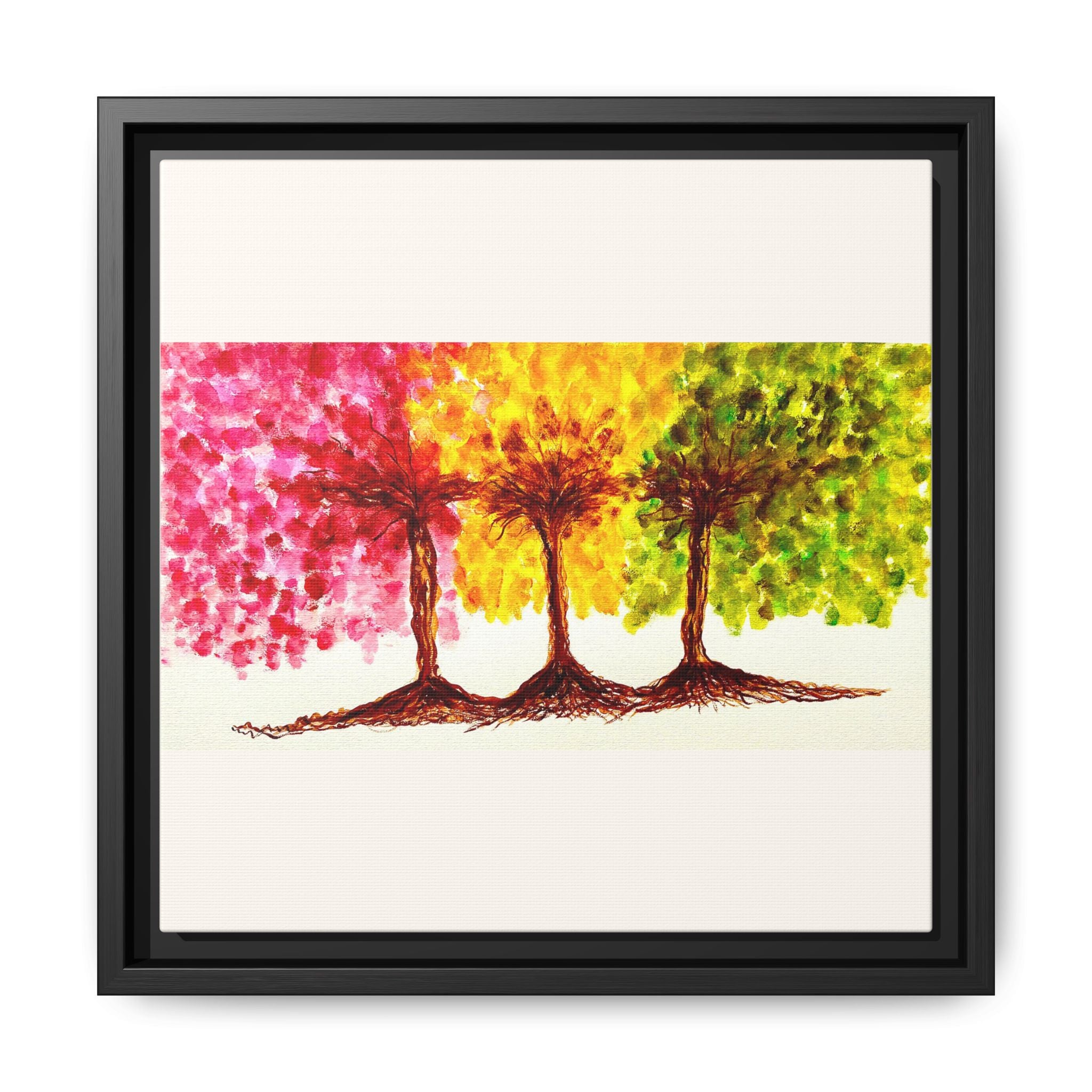 'Serendipity' - Matte Canvas, Framed (Multi-color)