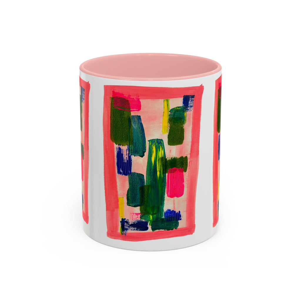 'Love at first sight' - Accent Coffee Mug (11, 15oz)