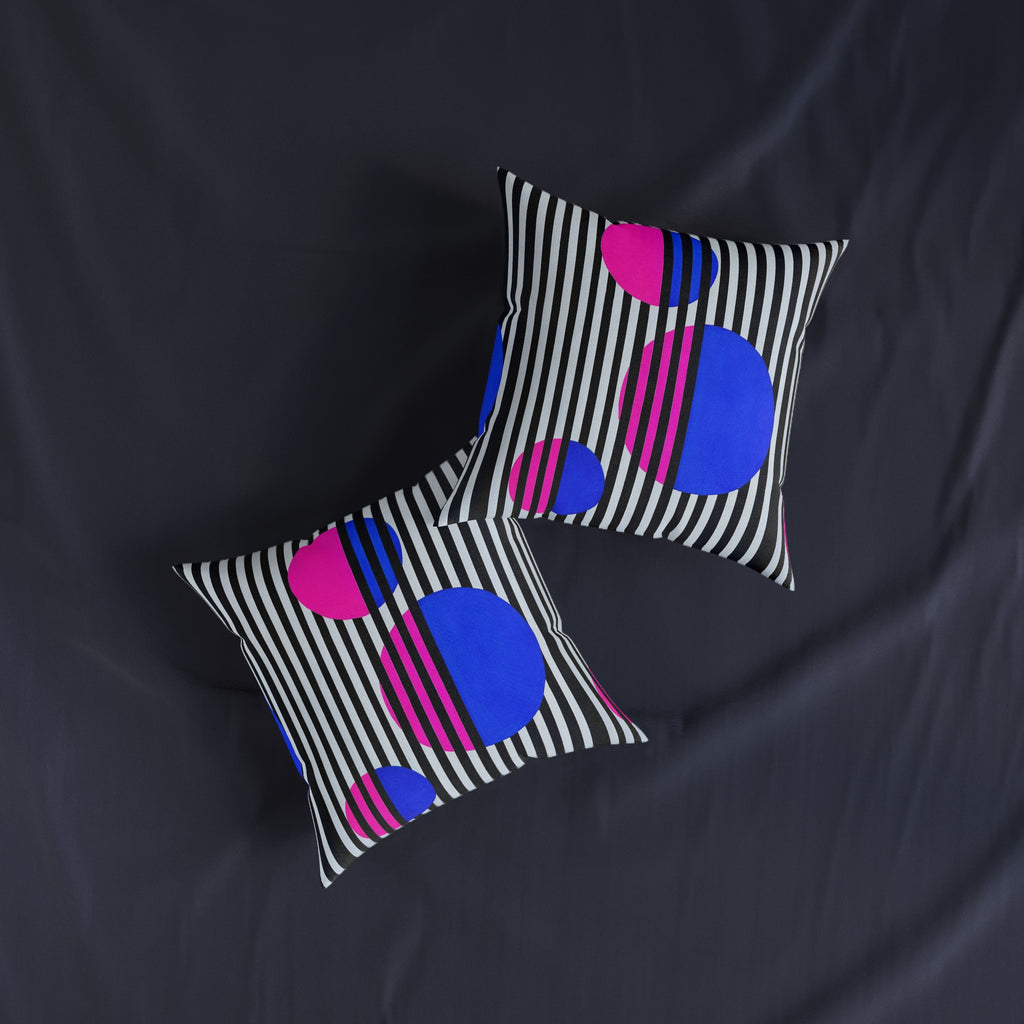 'Play on P' - Square Pillow