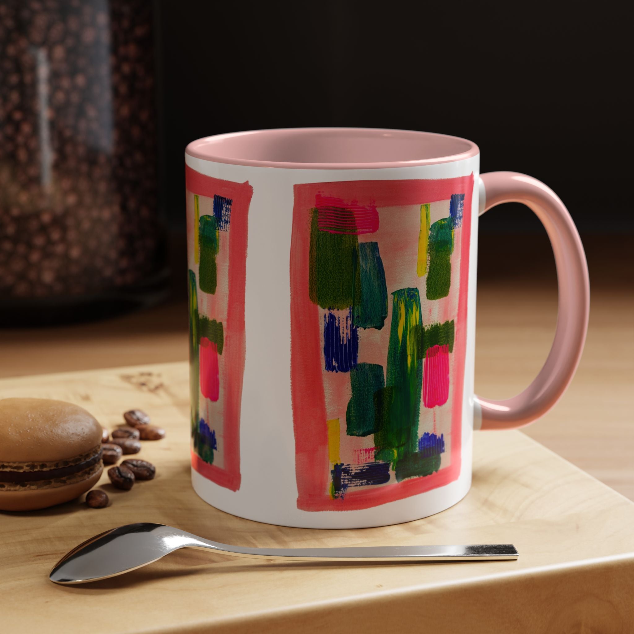 'Love at first sight' - Accent Coffee Mug (11, 15oz)