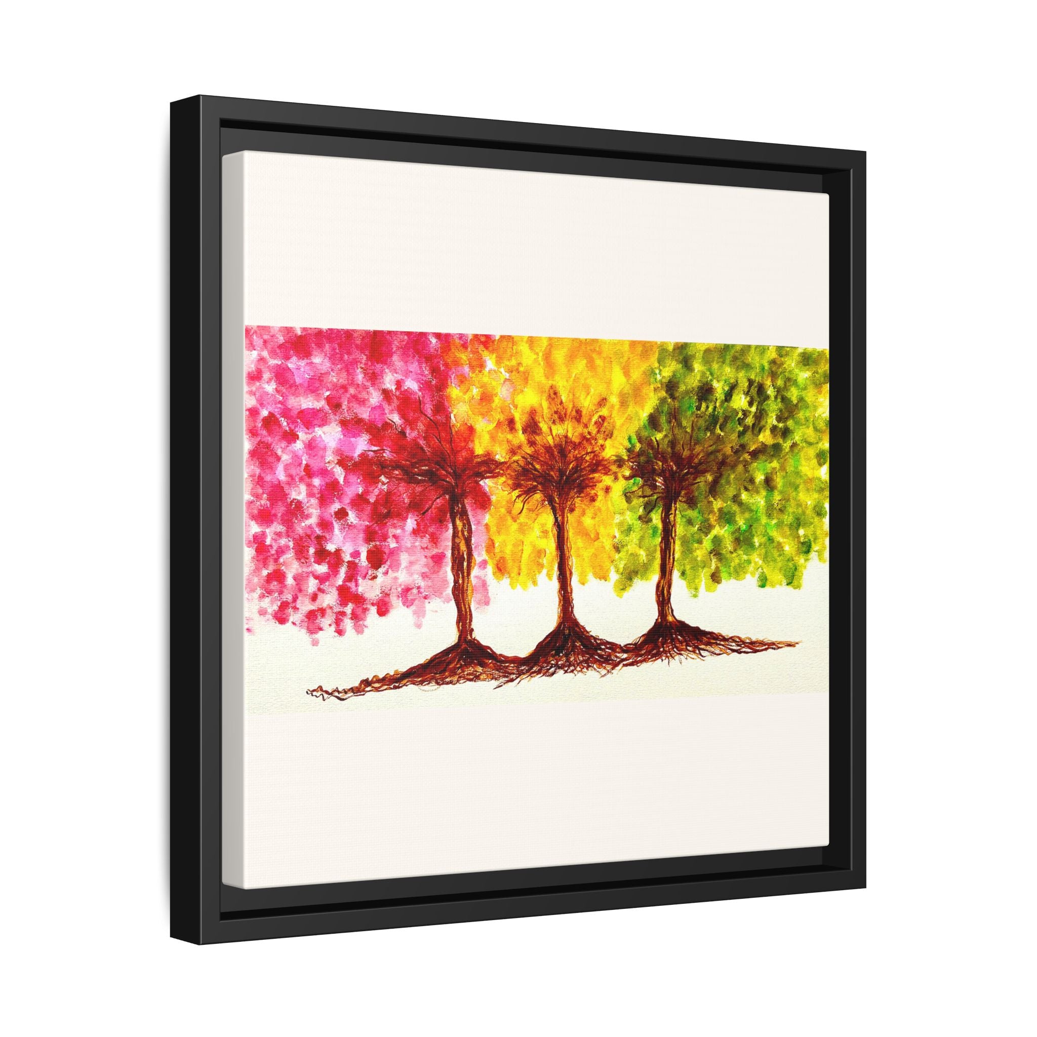 'Serendipity' - Matte Canvas, Framed (Multi-color)