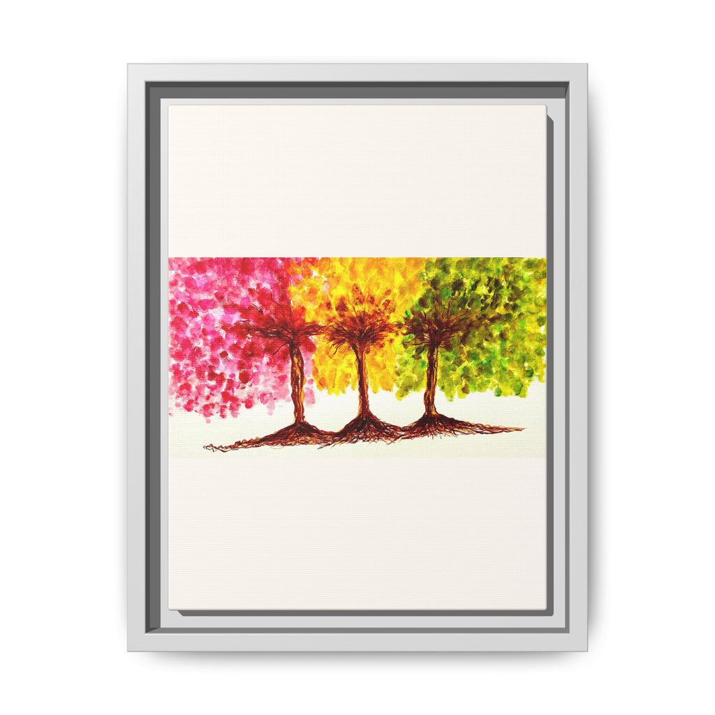 'Serendipity' - Matte Canvas, Framed (Multi-color)