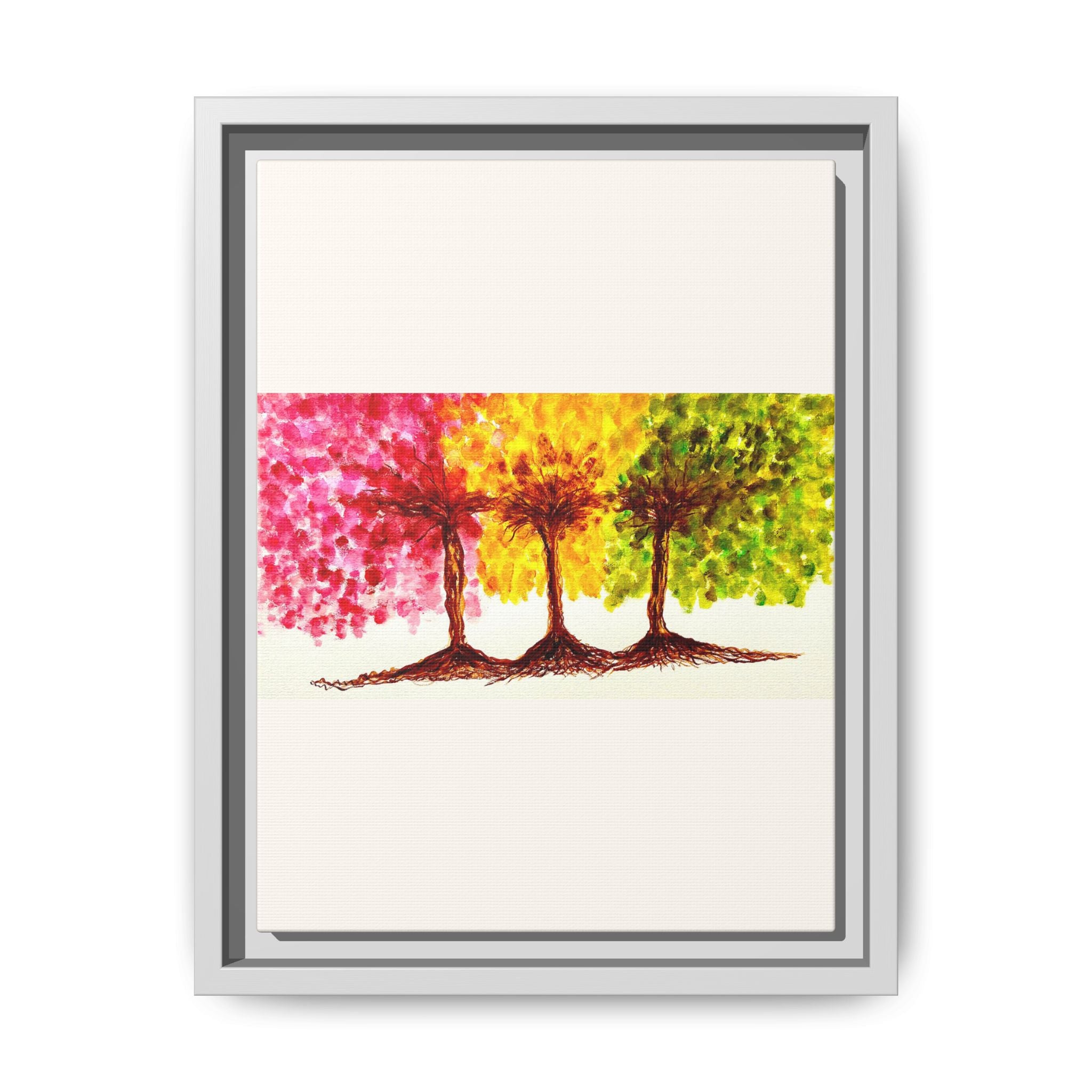 'Serendipity' - Matte Canvas, Framed (Multi-color)