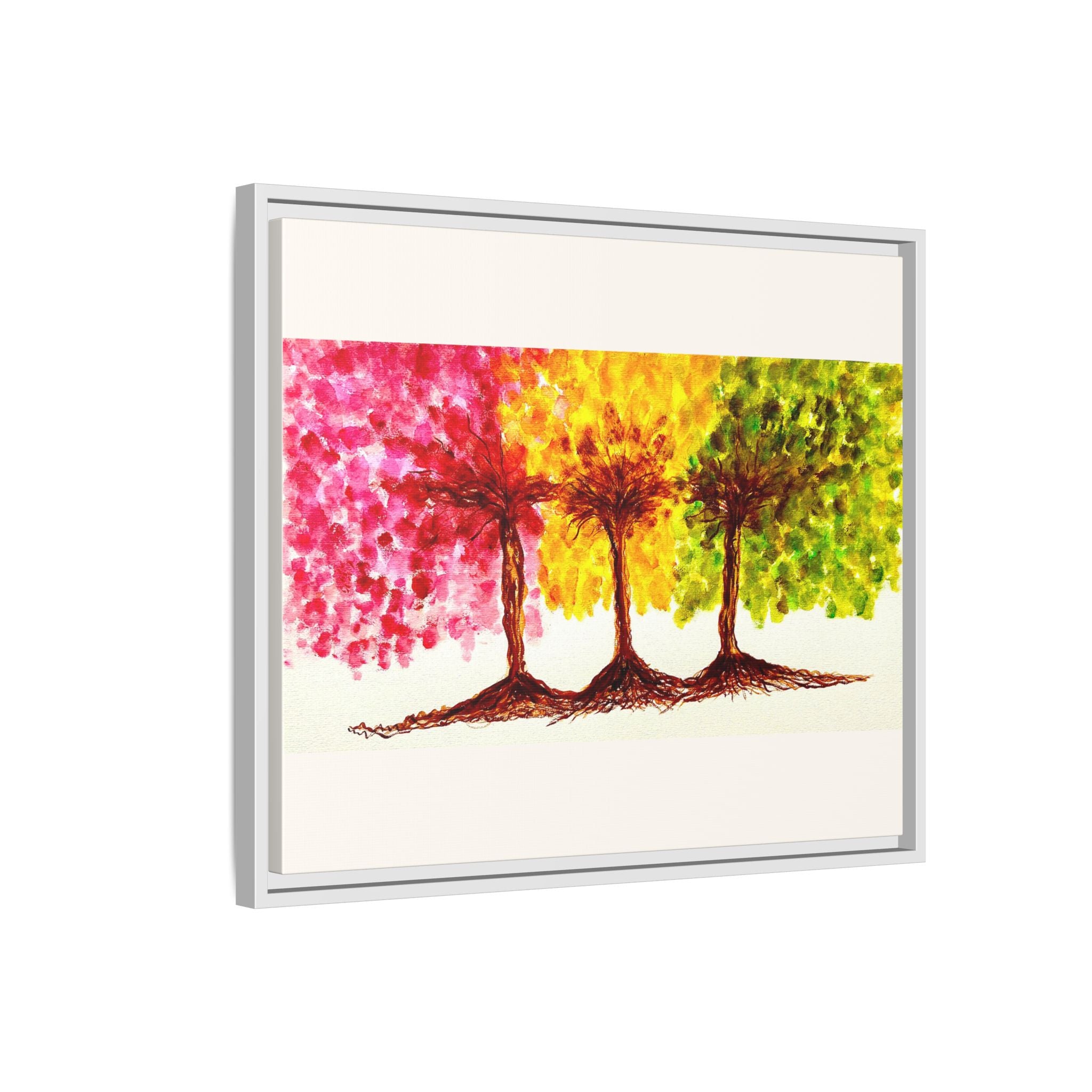 'Serendipity' - Matte Canvas, Framed (Multi-color)