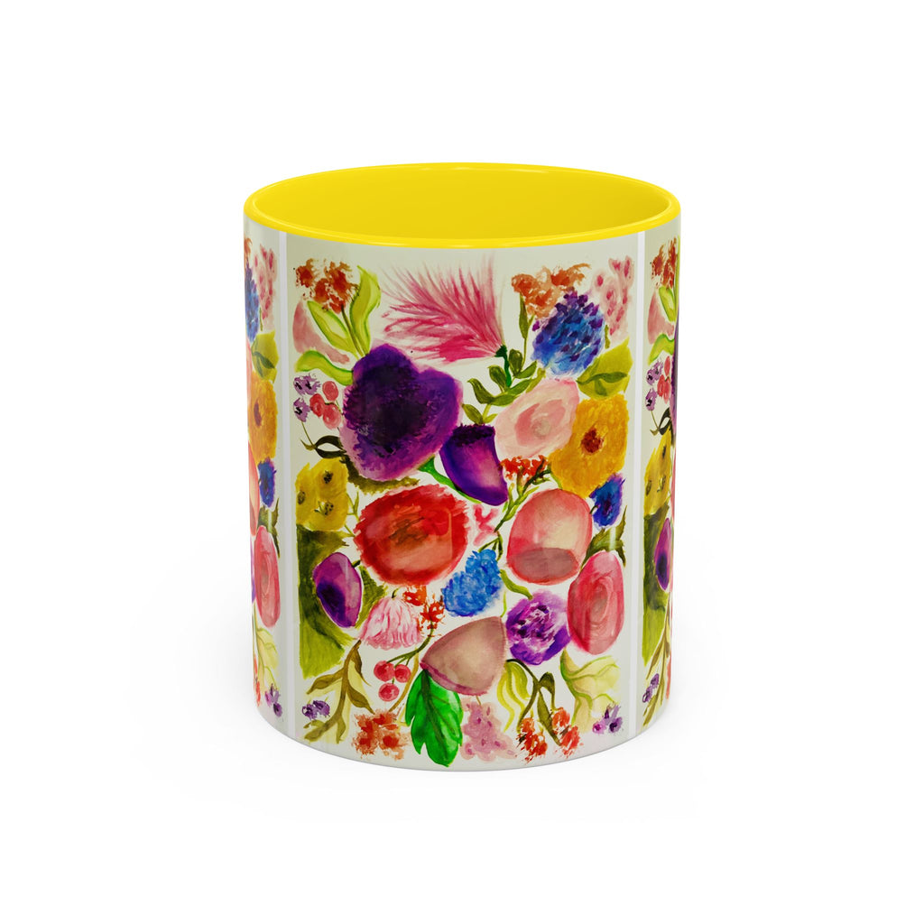 'Fiori' - Accent Coffee Mug (11, 15oz)