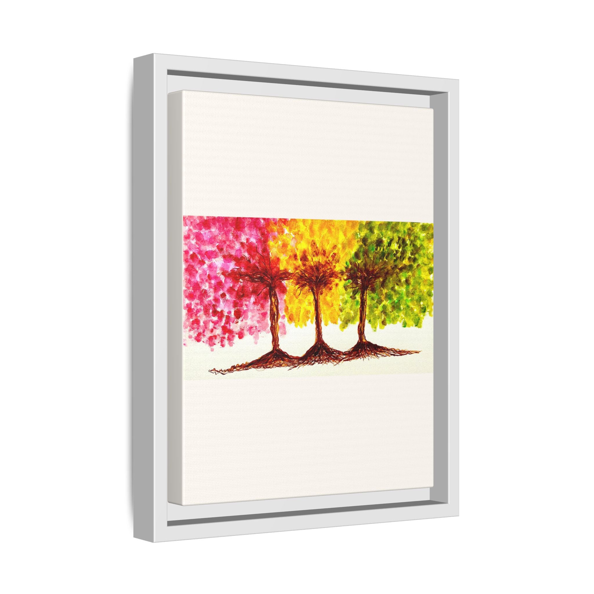 'Serendipity' - Matte Canvas, Framed (Multi-color)