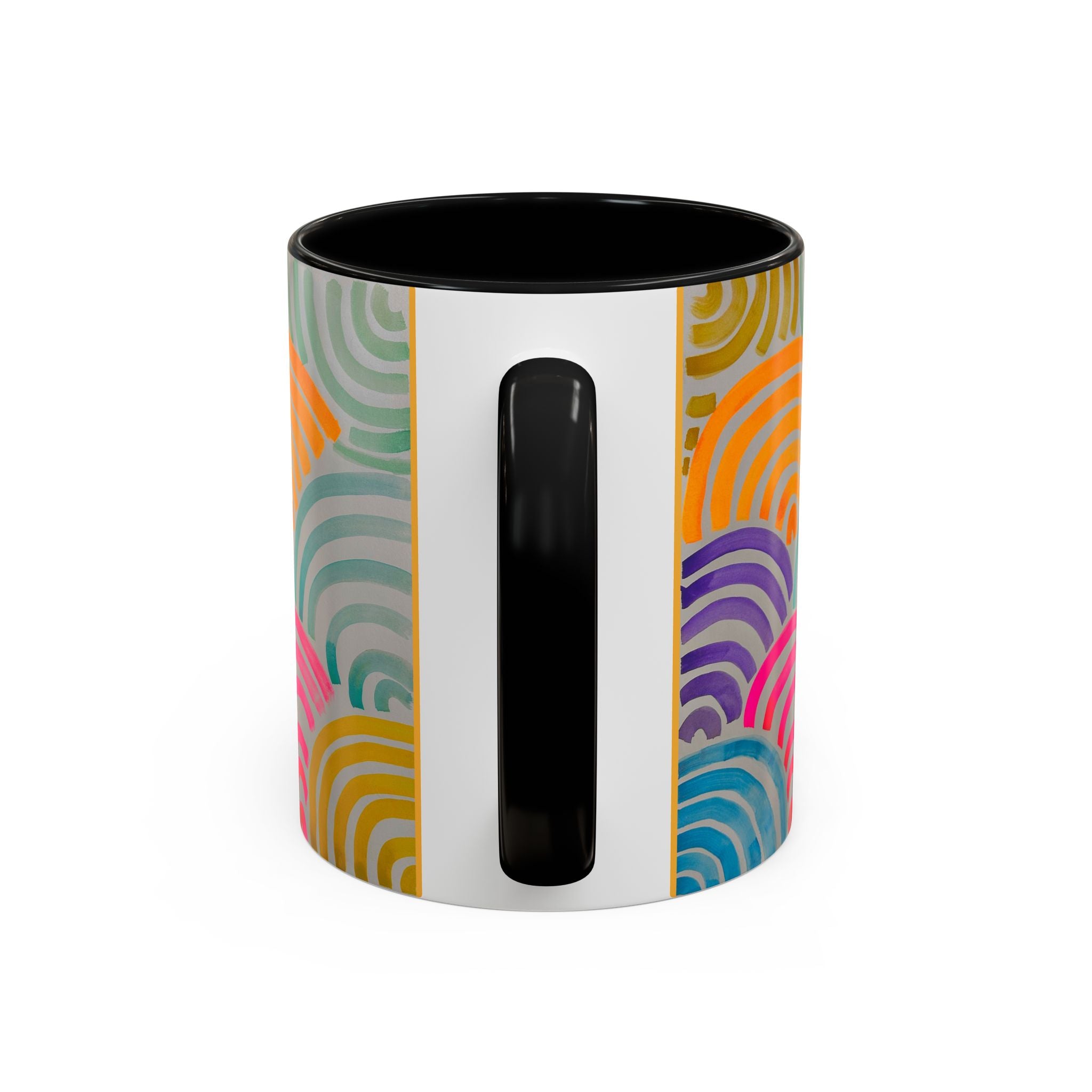 'Neon Arc' - Accent Coffee Mug (11, 15oz)