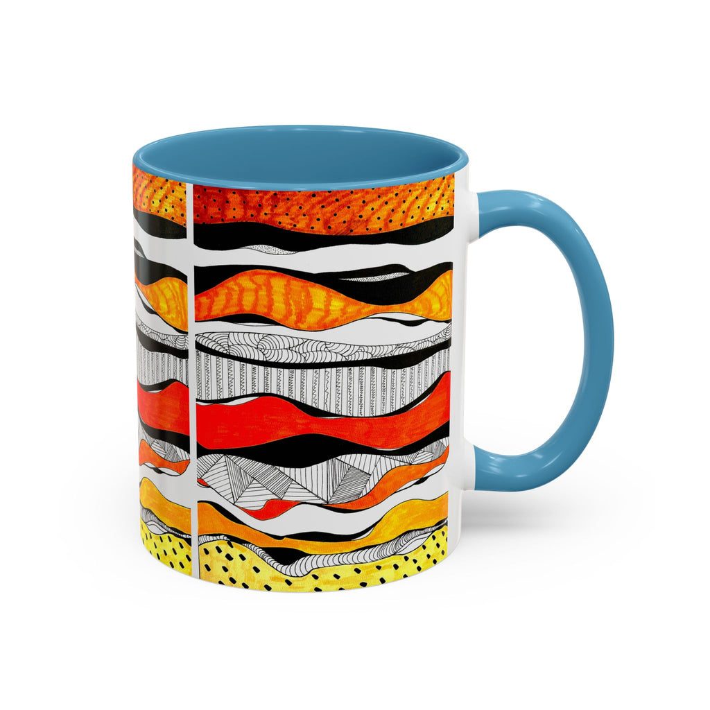 'Visual Sounds' - Accent Coffee Mug (11, 15oz)