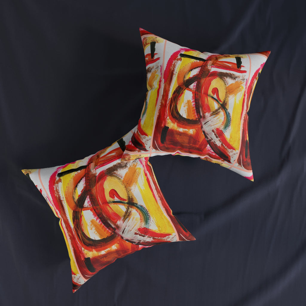 'Heat of Salsa' - Square Pillow