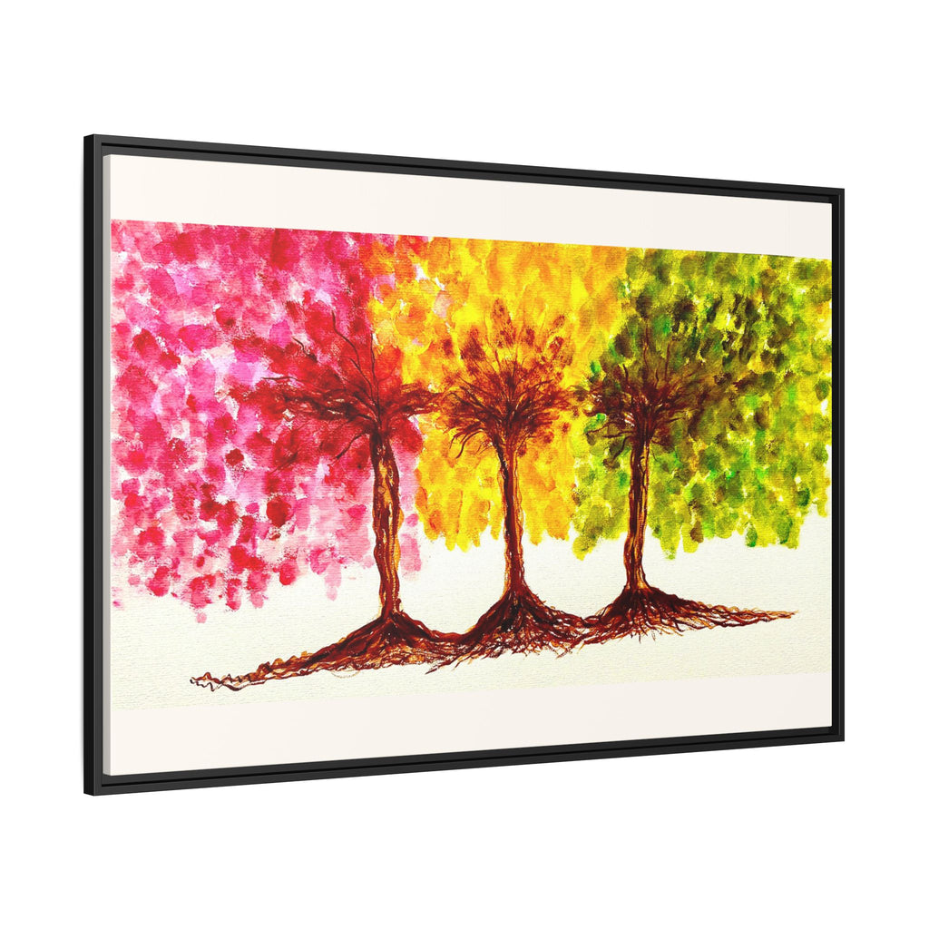 'Serendipity' - Matte Canvas, Framed (Multi-color)