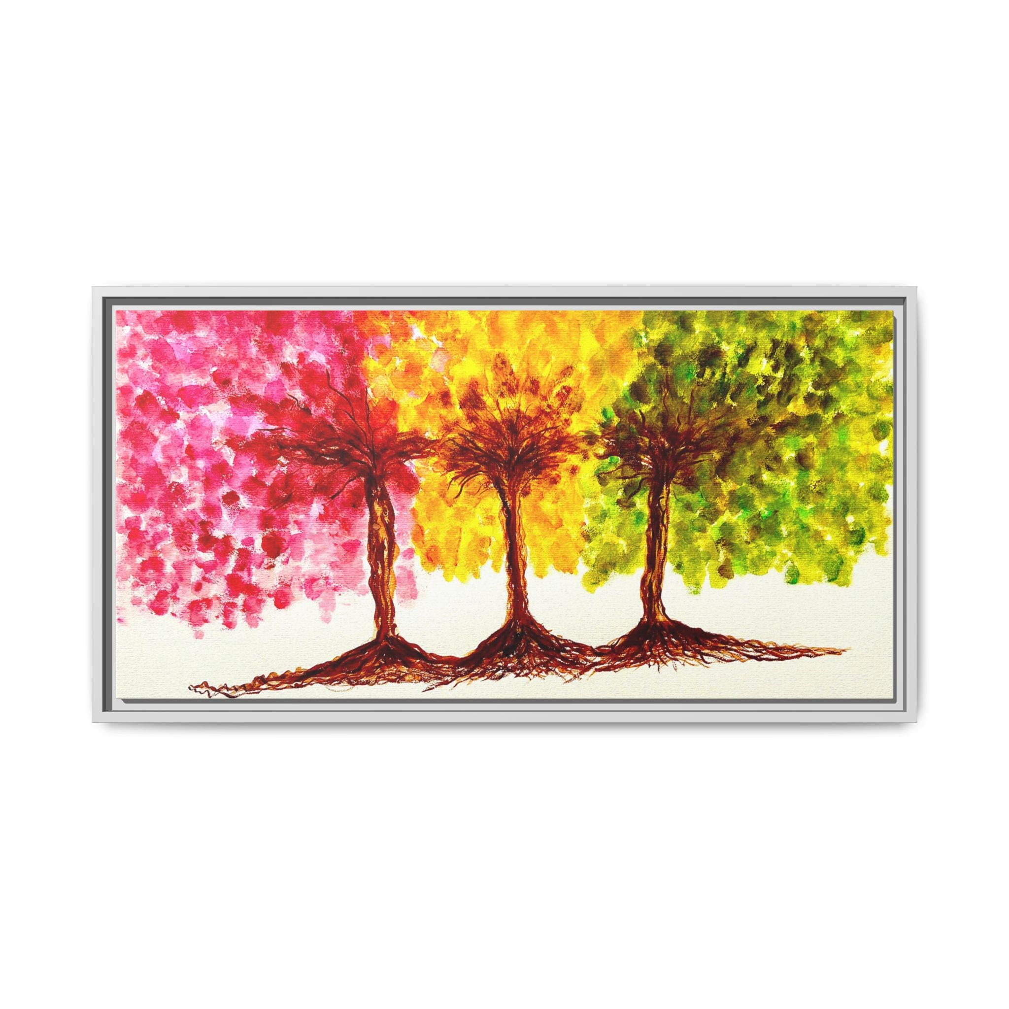 'Serendipity' - Matte Canvas, Framed (Multi-color)