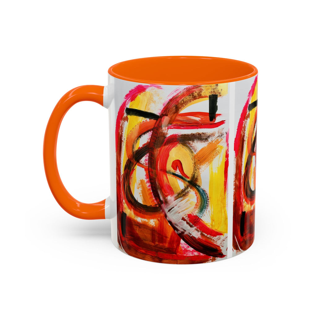 'Heat of Salsa' - Accent Coffee Mug (11, 15oz)