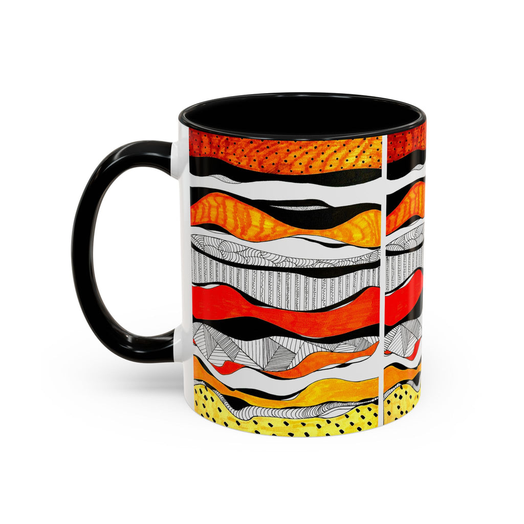 'Visual Sounds' - Accent Coffee Mug (11, 15oz)