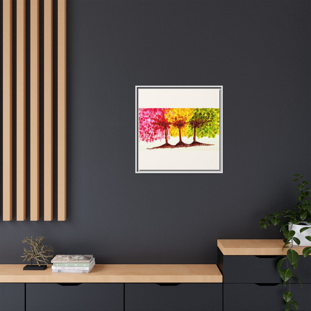 'Serendipity' - Matte Canvas, Framed (Multi-color)