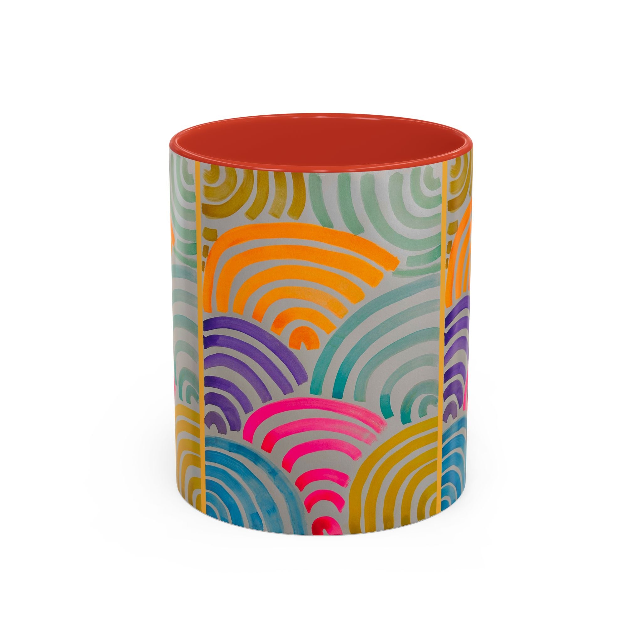 'Neon Arc' - Accent Coffee Mug (11, 15oz)